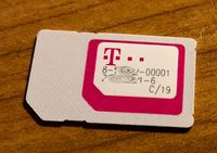 Deutsche Telekom Mini-SIM with pre-cut Micro- and Nano-SIM