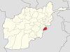 Khost in Afghanistan.svg