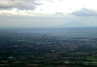 The plains of Central Luzon, with Mount Arayat in the background