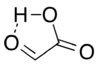 Glyoxylic acid H-bonded.png