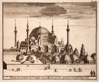 Haghia Sofia from Adriaan Reland (1676–1718): Verhandeling van de godsdienst der Mahometaanen, 1719