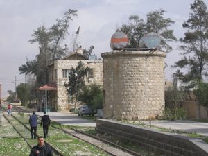 محطة الزرقاء بالأردن.