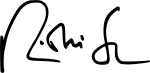 ريشي سوناك's signature