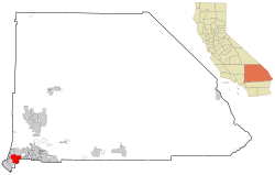 Location in San Bernardino County in the state of California