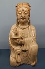 Bluish white glazed figurine, Northern Song period