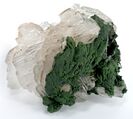 Calcite with mottramite