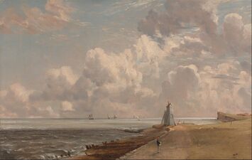Harwich Lighthouse, by John Constable, 1820