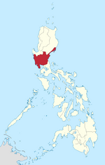 Map of the Philippines highlighting Central Luzon