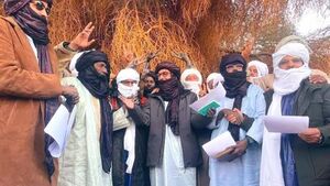 قادة جبهة تحرير أزواد بعد إعلان التوحد 30 نوفمبر 2024