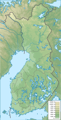 Location map Finland