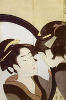 Kitagawa Utamaro - Beauty at her toilet.jpg