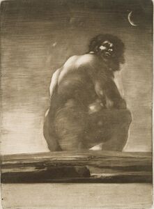 Francisco Goya, Seated Giant, 1818