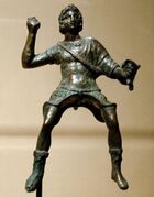 Bronze statuette of Alexander the Great, from Begram.