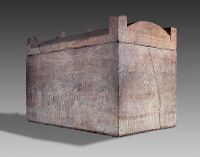 The Sarcophagus of King Aspelta found in Nuri pyramid 8. Museum of Fine Arts, Boston.