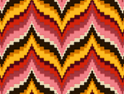 Symmetries: Florentine Bargello pattern tapestry work