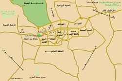 خريطة مدينة البيضاء