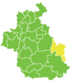 Location in Idlib Governorate