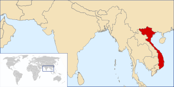 Dark green: Empire of Vietnam Light green: Nominally part of the Empire but under direct Japanese control