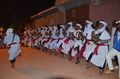 A group of Gnawas dance to a song.