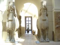 Louvre – human-headed winged bulls from Dur-Sharrukin