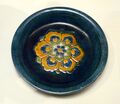 A round sancai dish from the Tang dynasty, 8th to 9th century