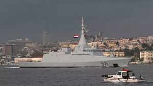 زورق صاروخي مصري في مضيق البوسفور، 15 نوفمبر 2020.