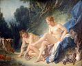 French Rococo, Diana bathing, Boucher, 1742