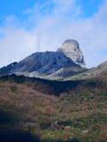 The Rocca Salvatesta (1،340 متر (4،400 ft)) from Fondachelli-Fantina