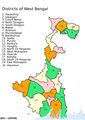 Map of West Bengal