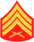 three chevrons with crossed rifles