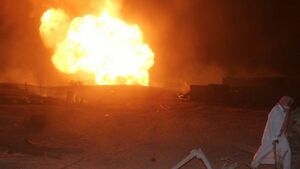 من عملية تفجير لأنبوب غاز تبنته جماعة أنصار بيت المقدس