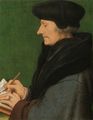Erasmus by Hans Holbein the Younger, 1523