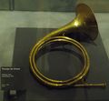 A hunting horn.