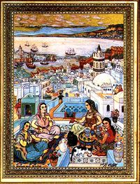 منمنمة شرفة القصبة.