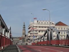 View at the Lange Jan from the station