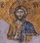 Christ Pantocrator (Deesis mosaic detail)