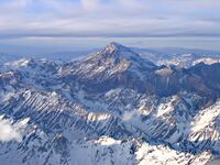 Located in between Chile and Argentina, Aconcagua, almost 7000 meters high, is the highest mountain on Earth outside the Himalayas, and continues to rise.