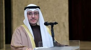 وزير خارجية الكويت الشيخ أحمد ناصر المحمد الصباح
