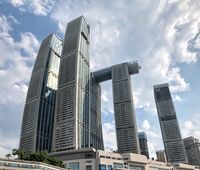 Raffles City Chongqing, sitting in the confluence of Yangtze and Jialing River