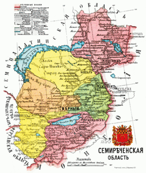 Map of Semirechensk Oblast, 1913.gif