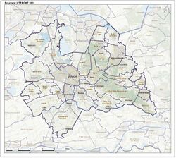 خريطة طبوغرافية لأوترخت