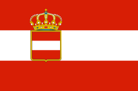 Merchant ensign from 1786 until 1869 and naval and war ensign from 1786 until 1915 (de jure, de facto until 1918)