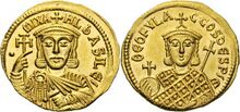 Solidus of Michael I and his son Theophylaktos