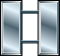 two silver vertical bars