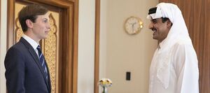 جارد كوشنر والأمير تميم، قطر، ديسمبر 2020