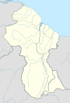 Location map Guyana