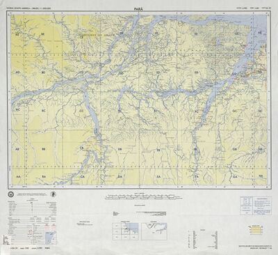 خريطة لمصب نهر الأمازون