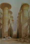 الكرنك ( من لوحات روبرتس )