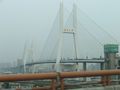Nanpu cable suspension bridge, connecting Puxi and Pudong.