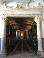 Capela dos Ossos' entrance: "We bones that are here await yours"